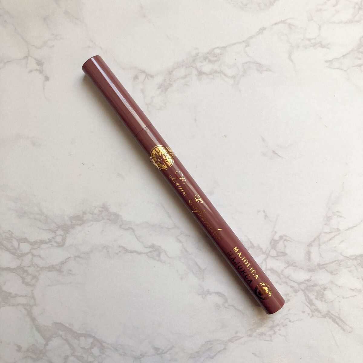 ラインエキスパンダー  BR713 桃色球根/MAJOLICA MAJORCA/リキッドアイライナーを使ったクチコミ（2枚目）