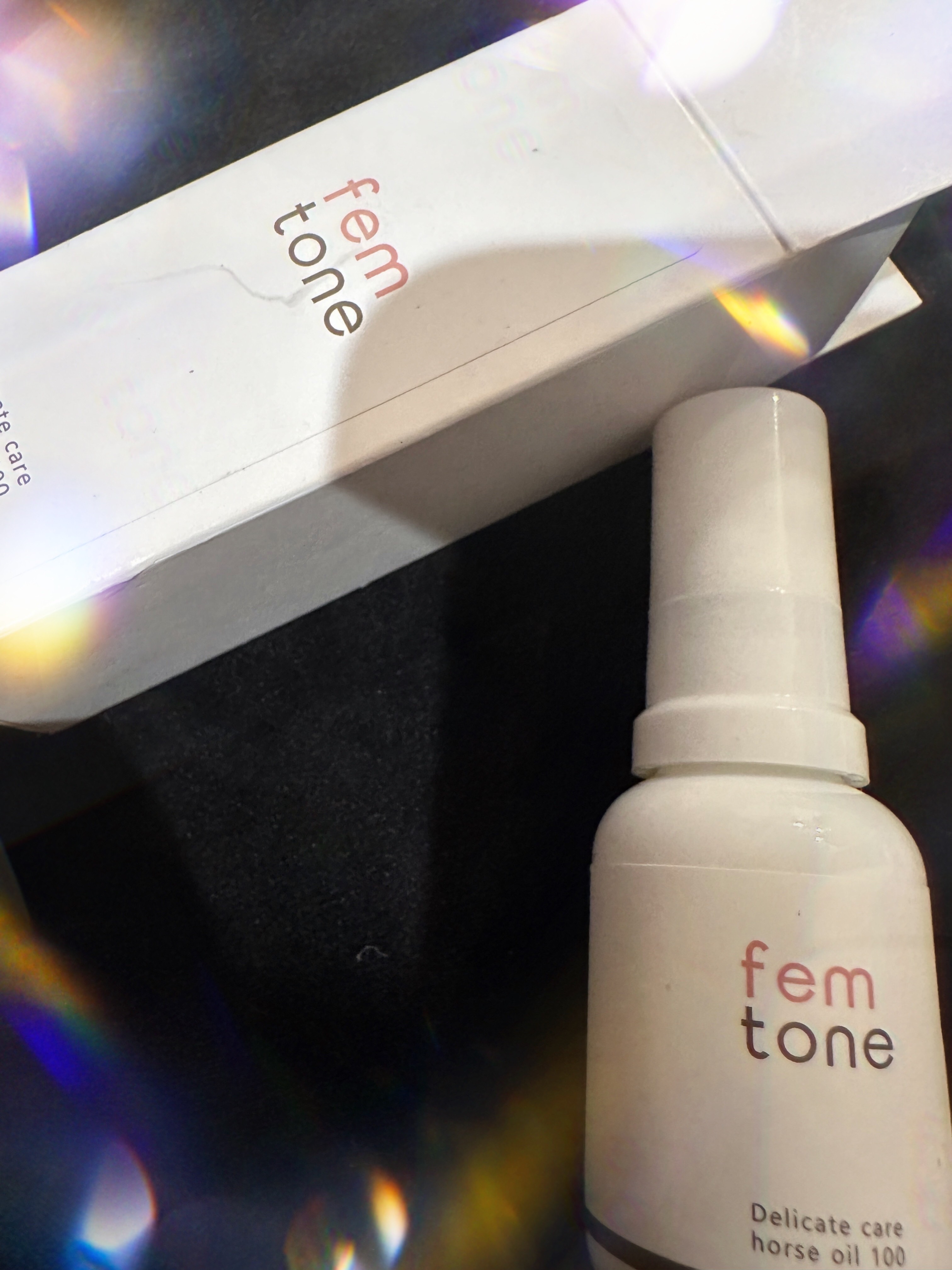 デリケートケア ホースオイル100/fem tone/デリケートゾーンケアを使ったクチコミ（1枚目）