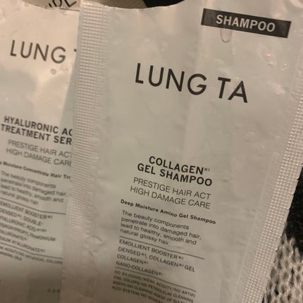 ディープモイスチャー アミノ ジェル シャンプー/コンセントレイト ヘア トリートメント/LUNG TA/市販シャンプーを使ったクチコミ(1枚目)