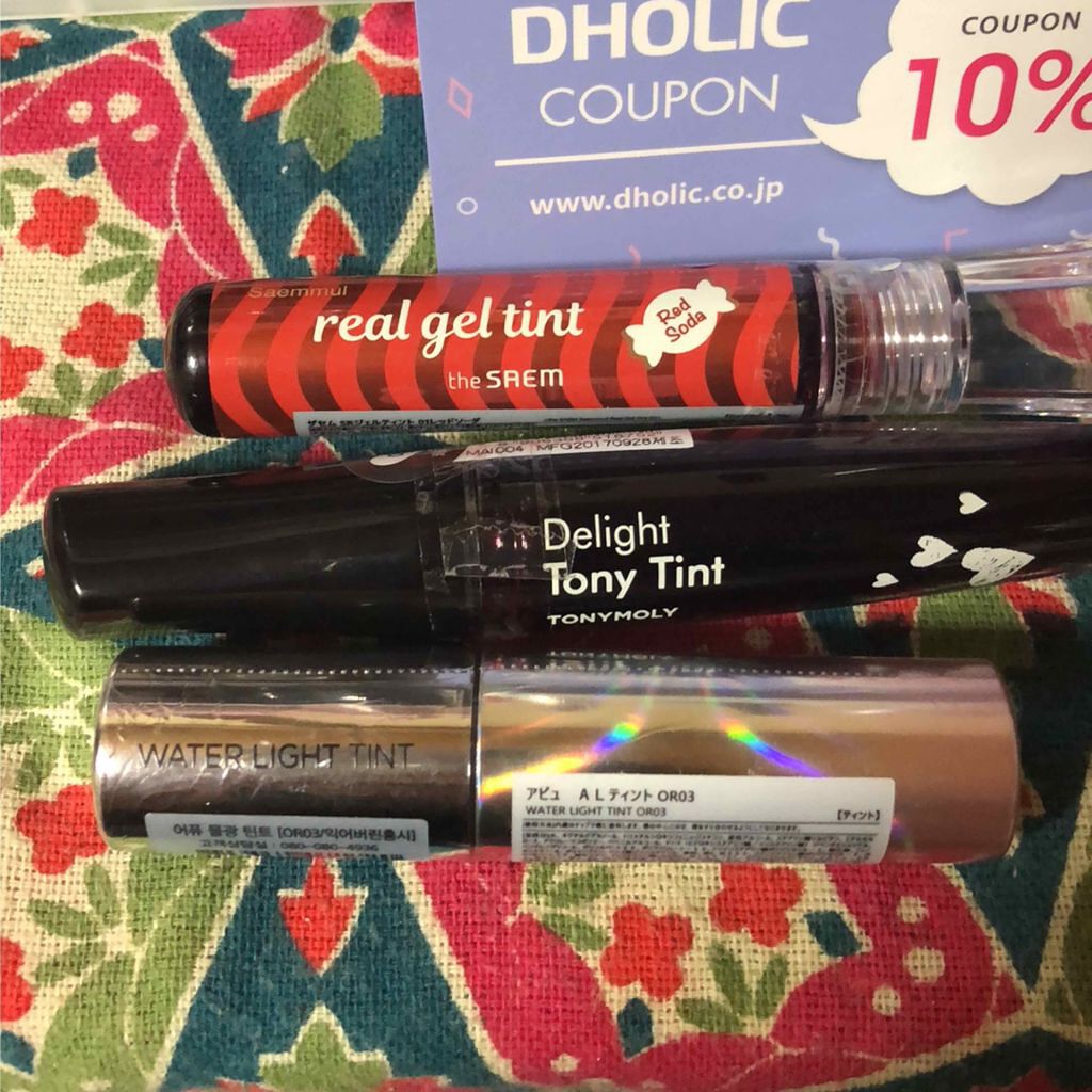ディライト トニーティント/TONYMOLY/リップティントを使ったクチコミ（2枚目）