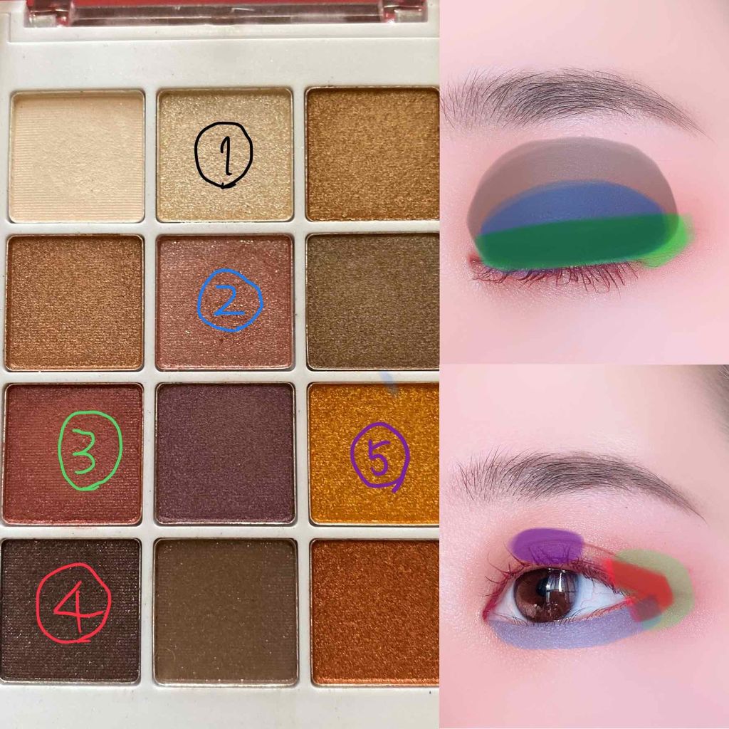 ディアダイアリー・サンセットキス/KISS NEW YORK/アイシャドウパレットを使ったクチコミ(4枚目)