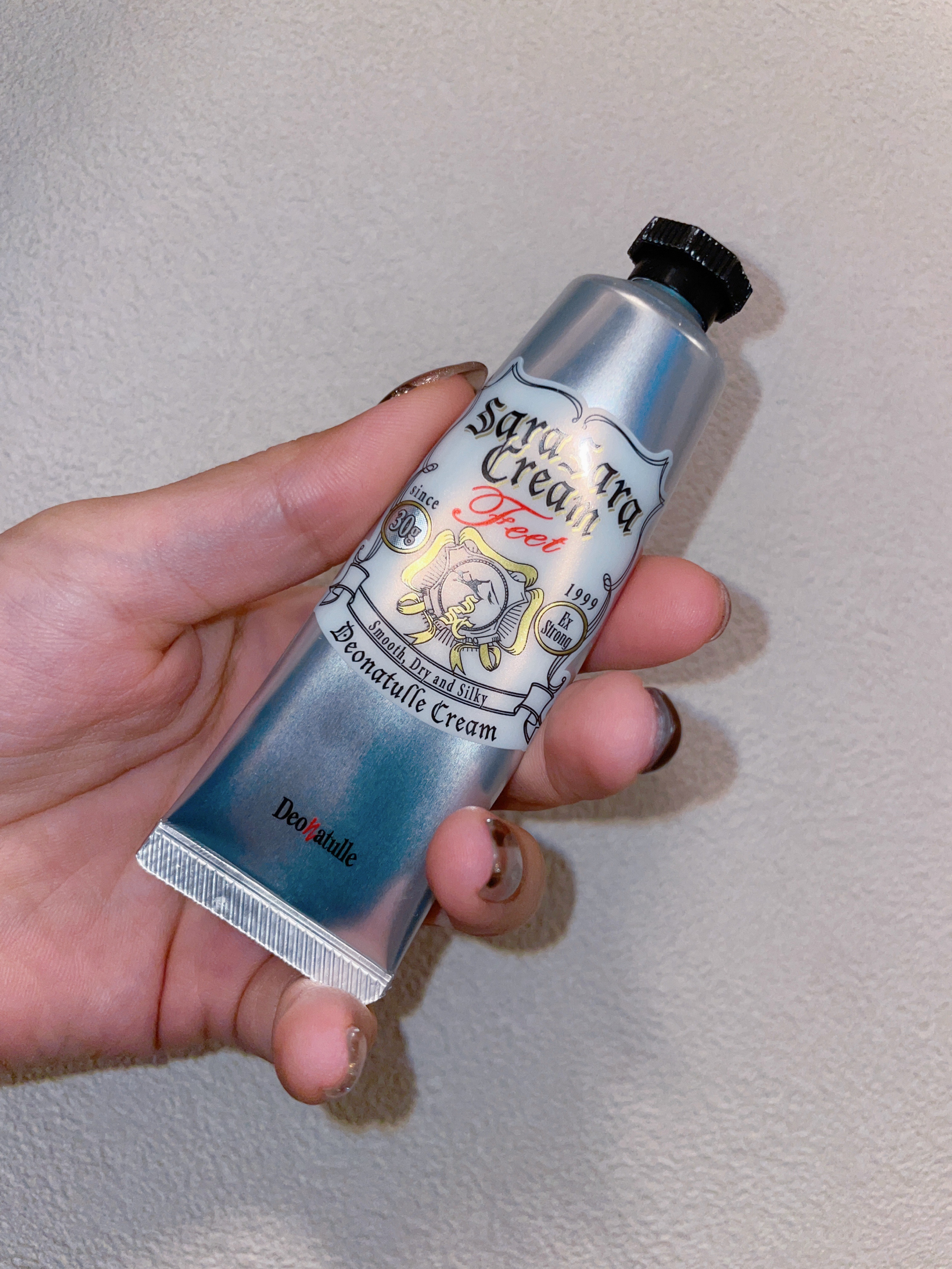 薬用足指さらさらクリーム/デオナチュレ/デオドラント・制汗剤を使ったクチコミ（1枚目）