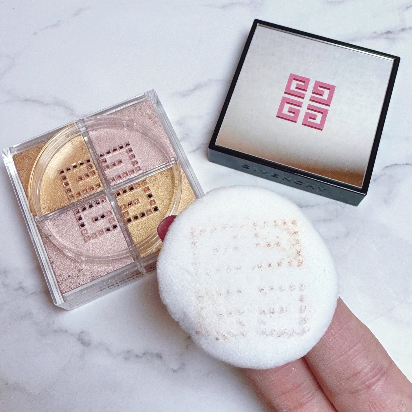 プリズム・リーブル・ハイライター/GIVENCHY/パウダーハイライトを使ったクチコミ(3枚目)