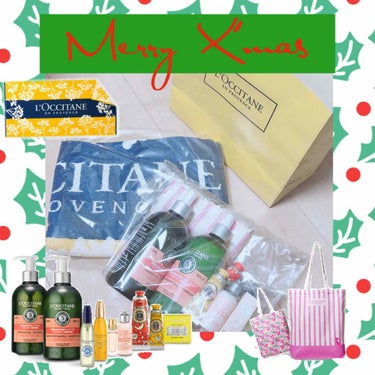 L'OCCITANE
自分へのクリスマスプレゼント🎄🎁
めちゃくちゃ豪華なんだか！

◆ファイブハーブス リペアリングシャンプー 
◆ファイブハーブス リペアリングコンディショナー 500mL
◆シア 