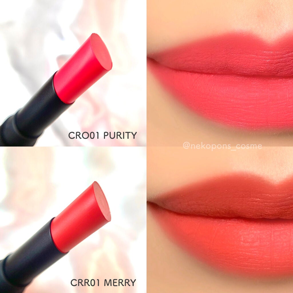 スマッジセミマットリップスティック/NAMING./口紅を使ったクチコミ(4枚目)