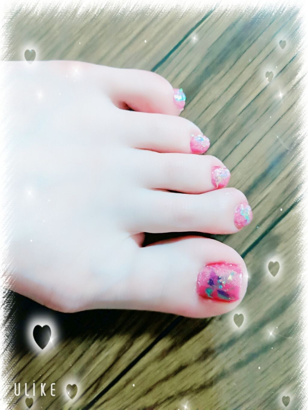 #ジェルネイル,#セルフネイル,#ホロネイルのネイルデザイン