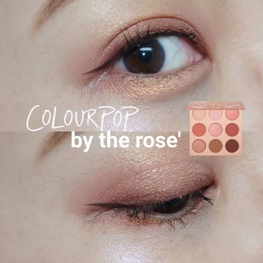 by the rose/ColourPop/アイシャドウパレットを使ったクチコミ（1枚目）