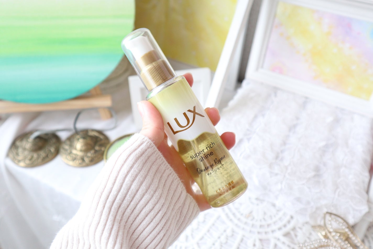 スーパーリッチシャイン ダメージリペア とろとろ補修ヘアオイル/LUX/ヘアオイルを使ったクチコミ(5枚目)