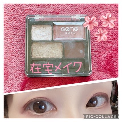 リラクシーアイシャドウ/GENE TOKYO/アイシャドウパレットを使ったクチコミ(1枚目)