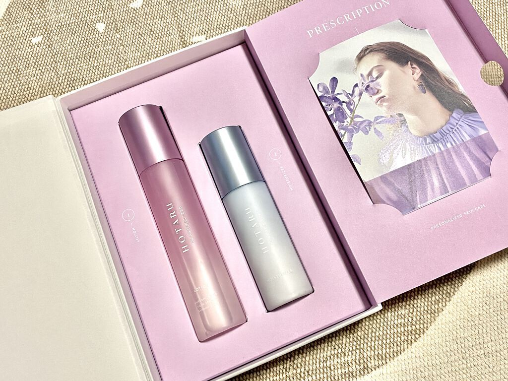  HOTARU PERSONALIZED LOTION／MOISTURIZER /HOTARU PERSONALIZED/スキンケアキットを使ったクチコミ（1枚目）
