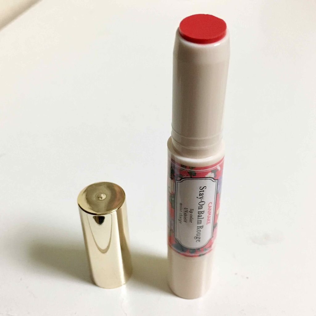 ステイオンバームルージュ/キャンメイク/口紅を使ったクチコミ(2枚目)