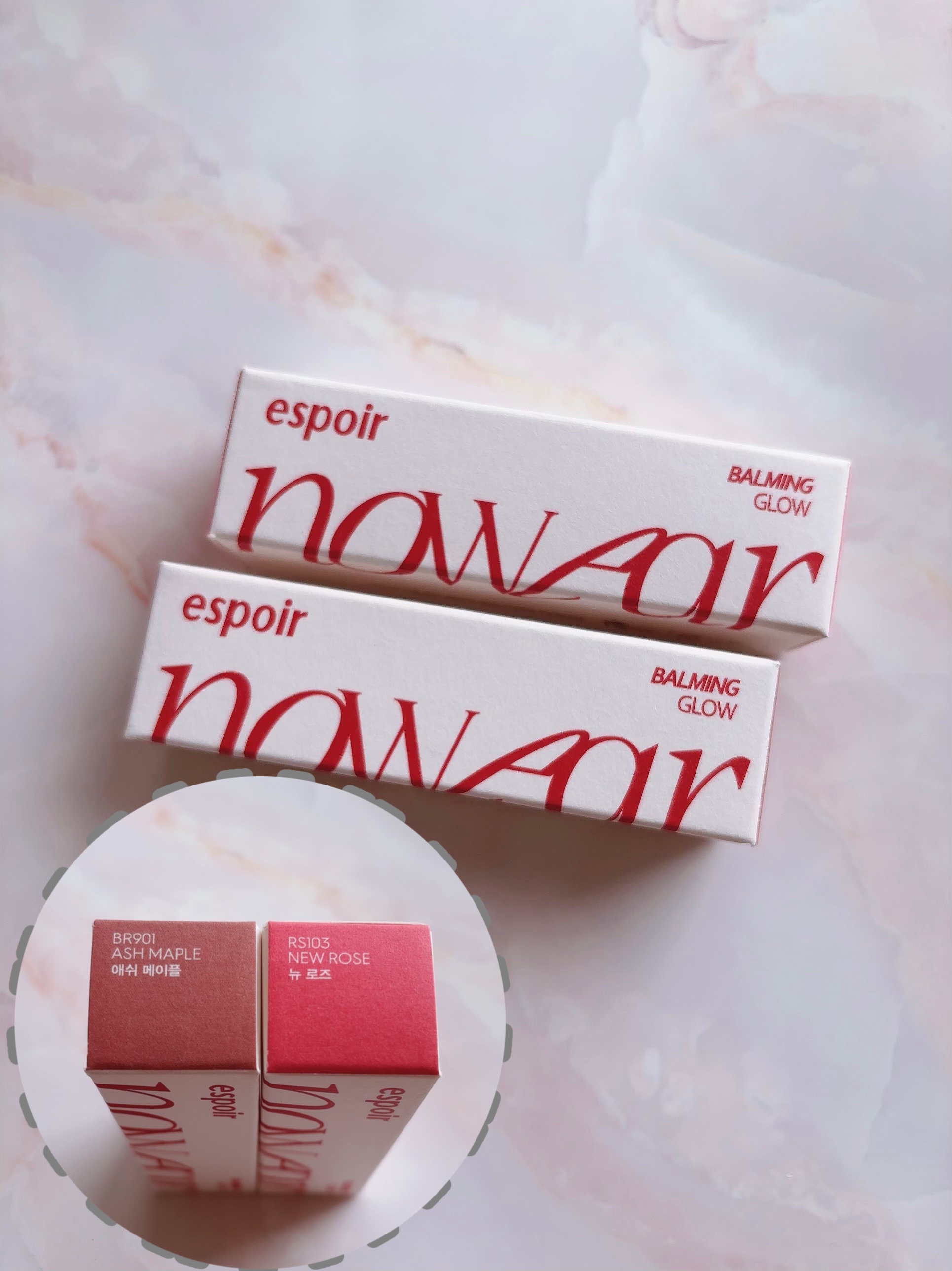 ノーウェアリップスティック バーミンググロー/espoir/口紅を使ったクチコミ（2枚目）