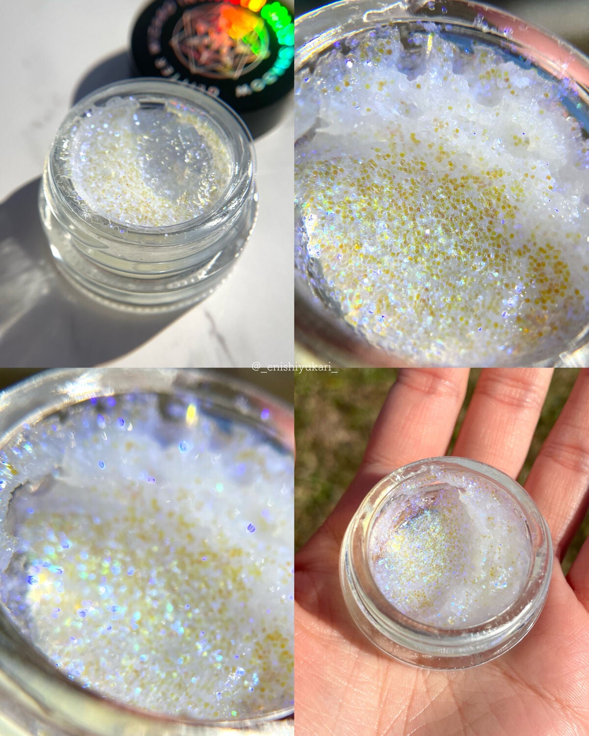 Glitter Wizard Invisible Jelly Shadow/SHEGLAM/ジェル・クリームアイシャドウを使ったクチコミ(4枚目)