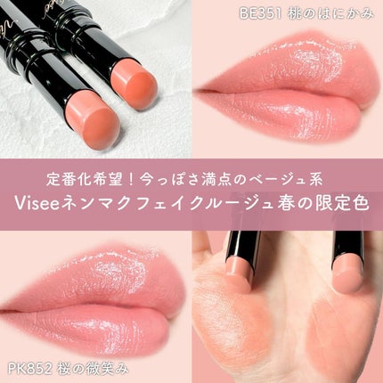 ネンマクフェイク ルージュ/Visée/口紅を使ったクチコミ(1枚目)