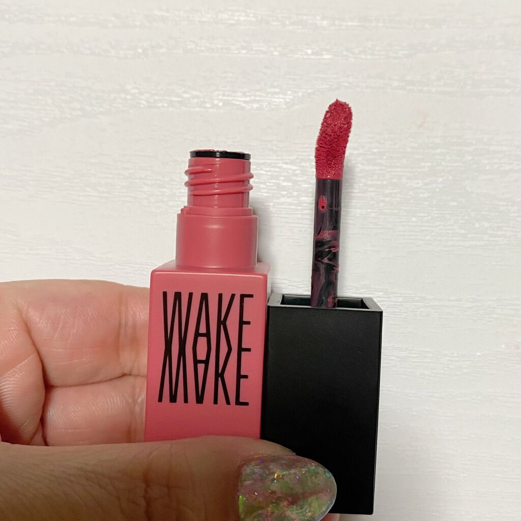 ホイッピングトックティント/wakemake/口紅を使ったクチコミ（2枚目）