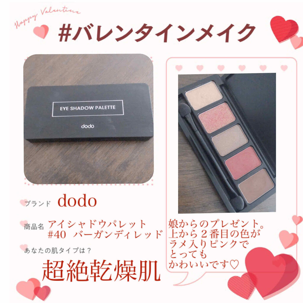 アイシャドウパレット/ドド/アイシャドウパレットを使ったクチコミ（1枚目）