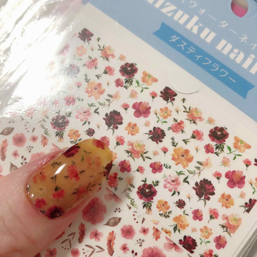 しずくネイルシール/キャンドゥ/ネイルシールを使ったクチコミ（1枚目）