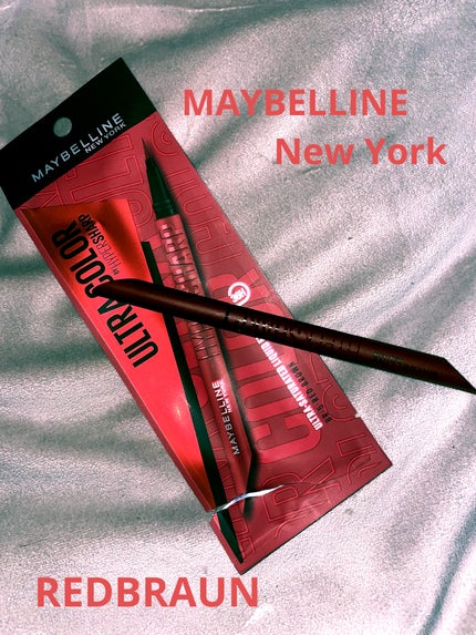 ウルトラカラー アイライナー BR-5 華やかな印象 レッドブラウン/MAYBELLINE NEW YORK/リキッドアイライナーの画像