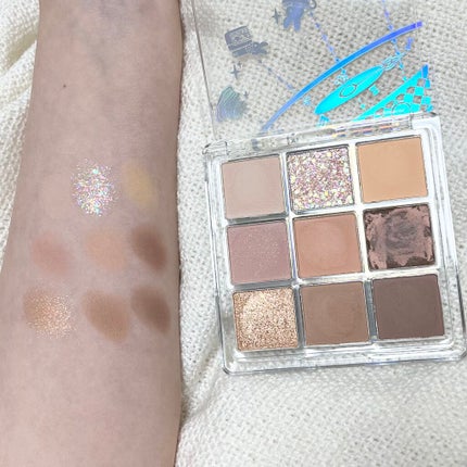 クォーツ 9色アイシャドウパレット(ドリームランドアイシャドウ)/ZEESEA/アイシャドウパレットを使ったクチコミ(2枚目)