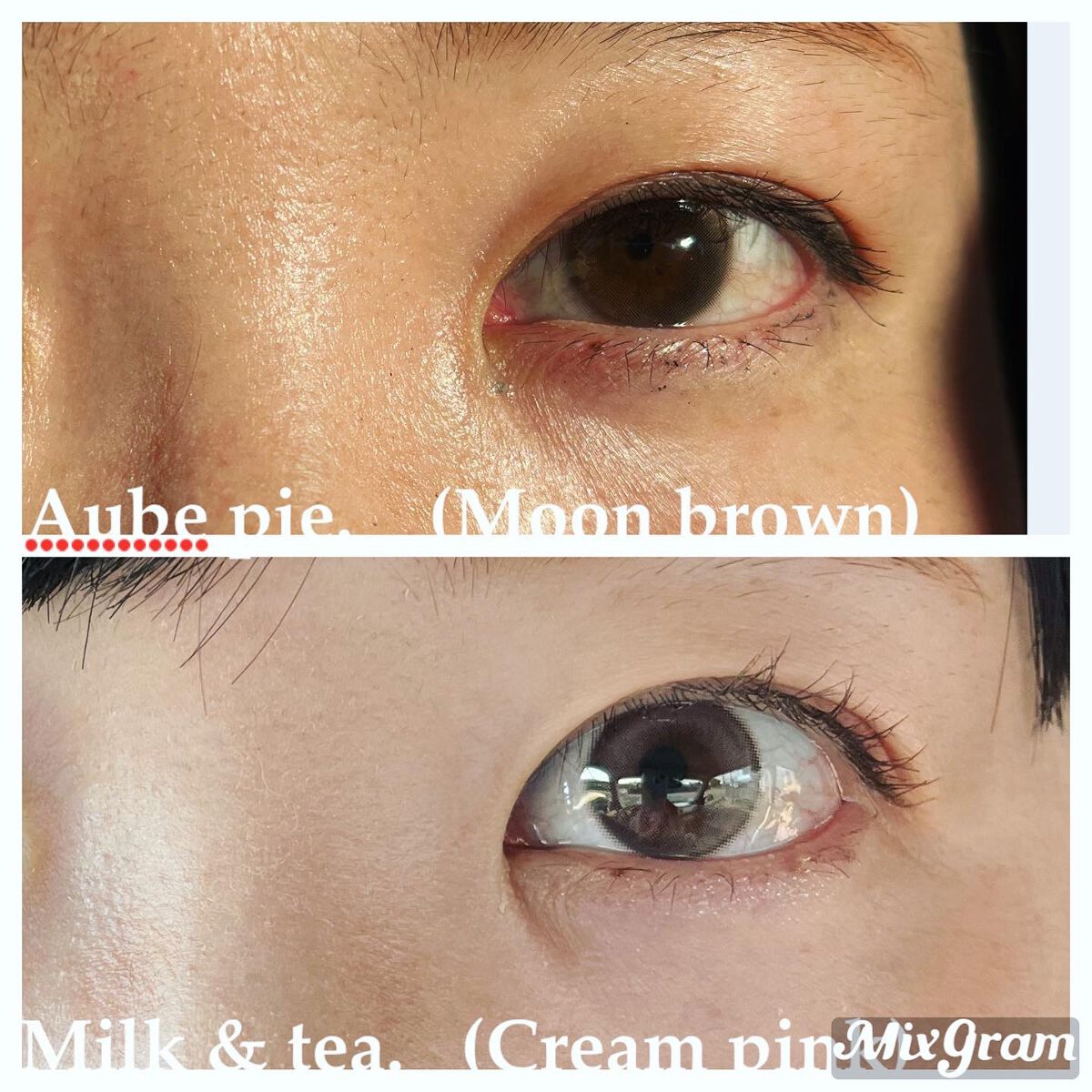 chuuLENS Milk&Tea 1day/chuu LENS/ワンデー（１DAY）カラコンを使ったクチコミ（3枚目）