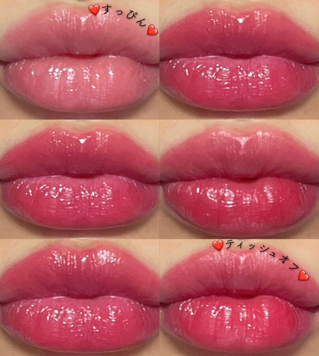 デュイフルウォーターティント/rom&nd/リップティントを使ったクチコミ（3枚目）