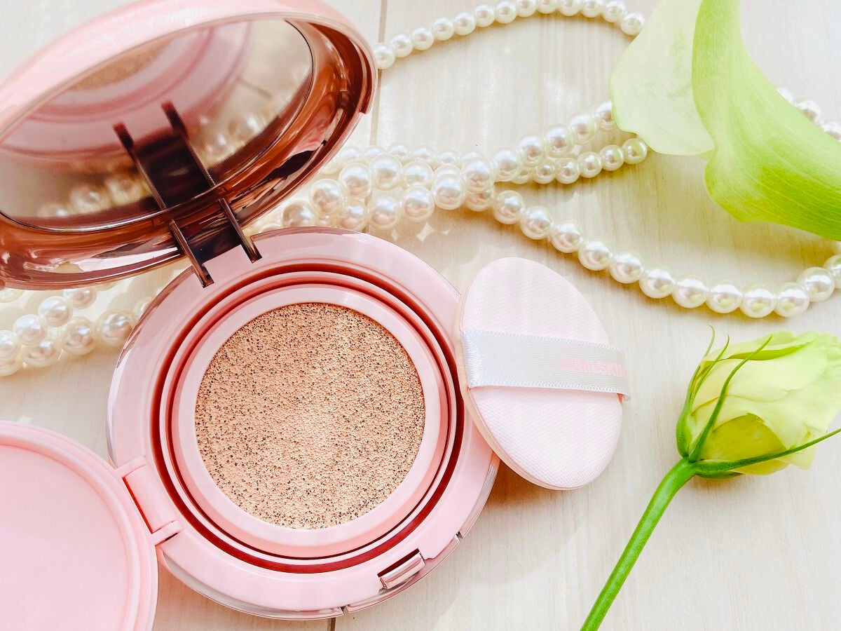 ハイパーカバーフィットクッション グラファイト/APRILSKIN/クッションファンデーションを使ったクチコミ(5枚目)