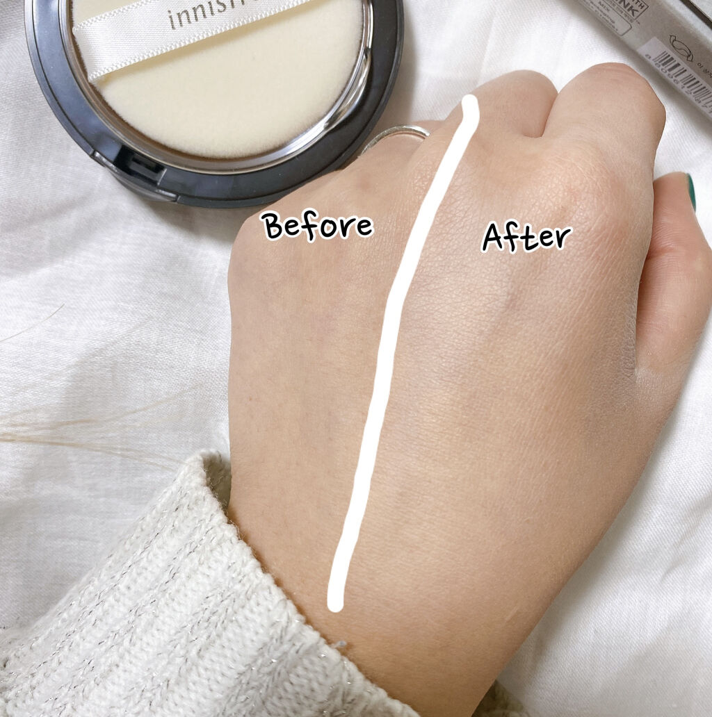 ポアブラー パクト/innisfree/プレストパウダーを使ったクチコミ（3枚目）