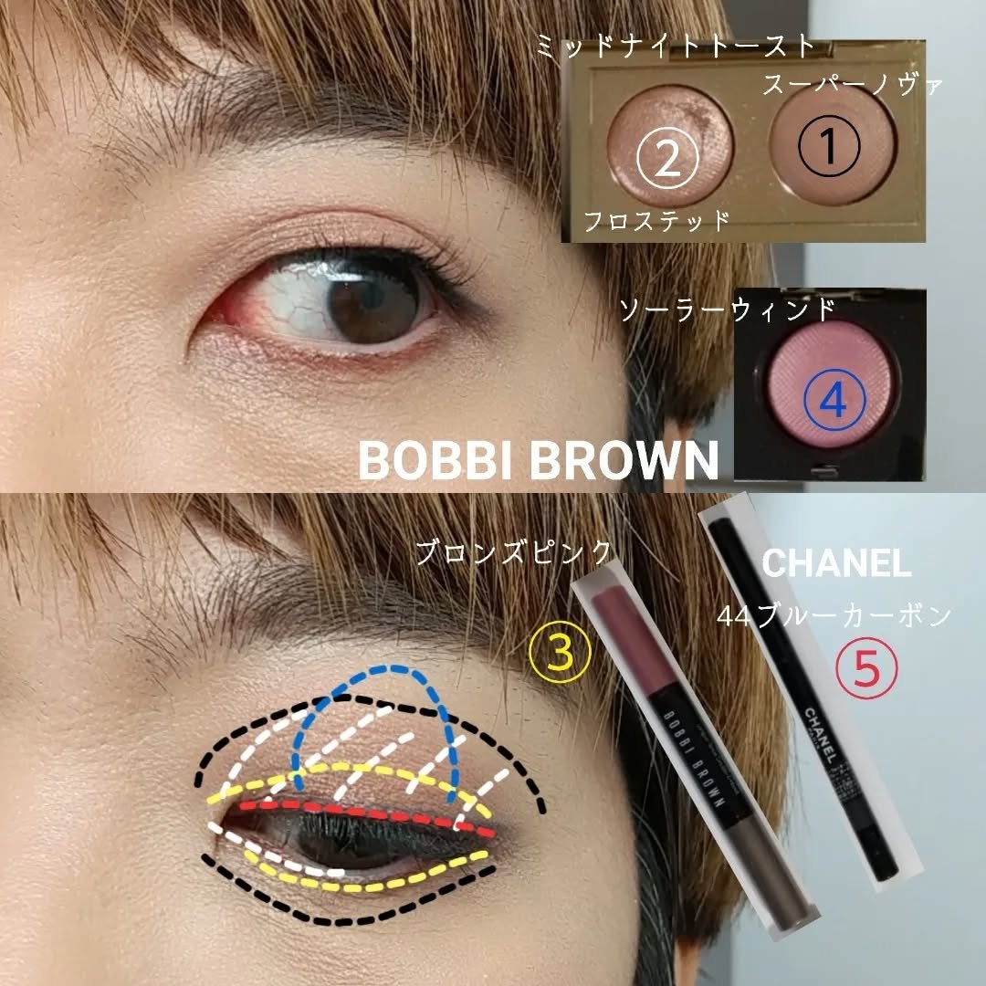 ロングウェア クリーム シャドウ スティック/BOBBI BROWN/スティックアイシャドウを使ったクチコミ(5枚目)
