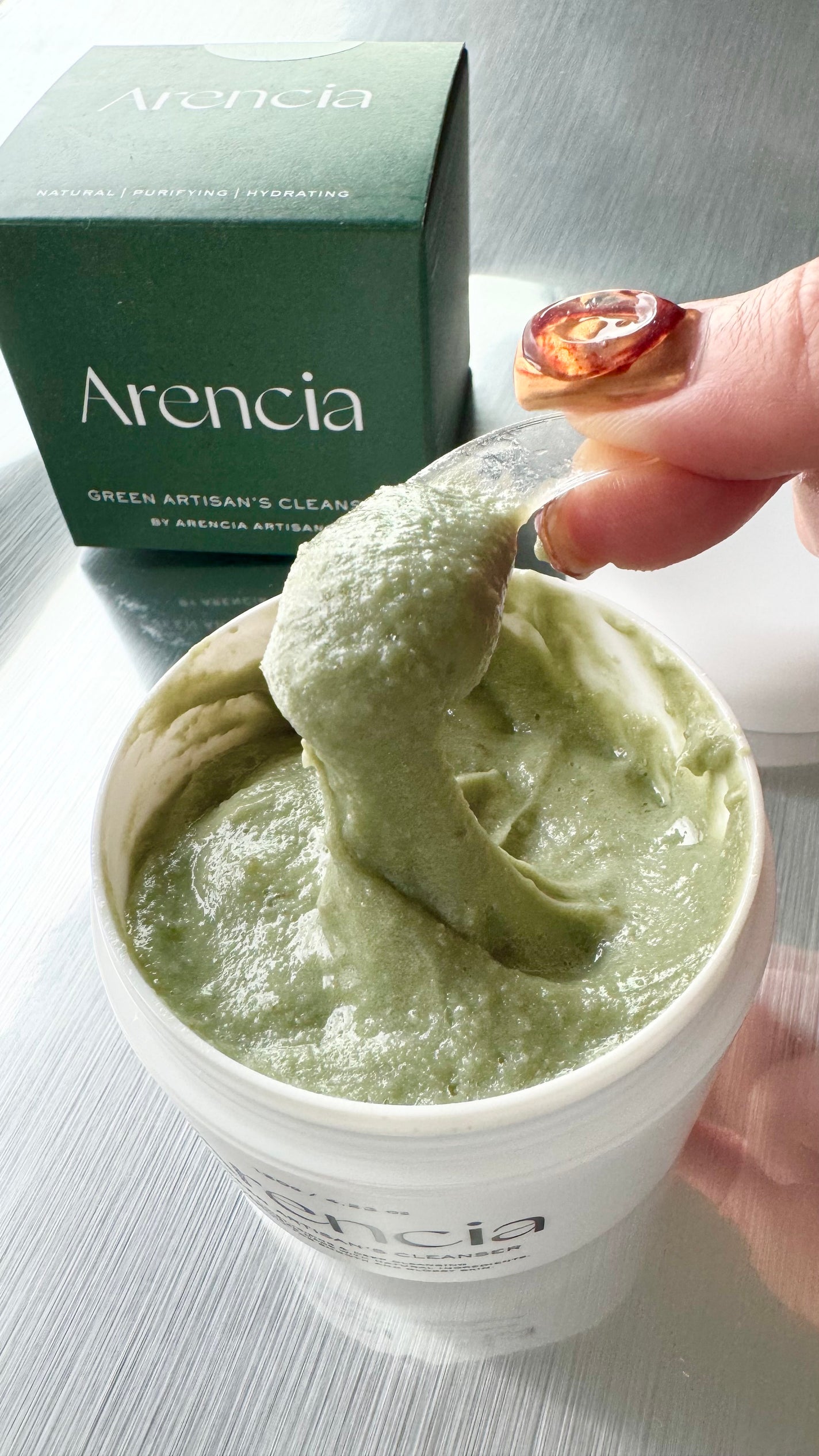 プレミアムもちソープ「グリーンアルティザン」/アレンシア/その他洗顔料を使ったクチコミ(2枚目)