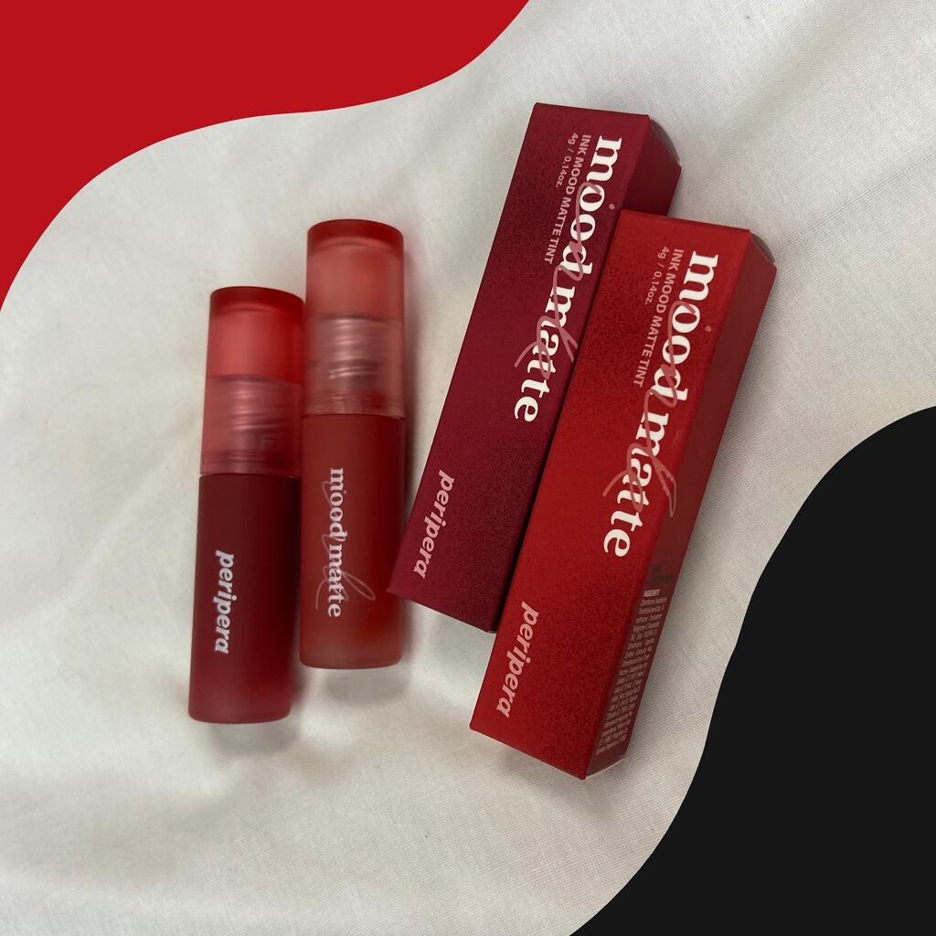 インク ムード マット ティント/PERIPERA/リップティントを使ったクチコミ（1枚目）