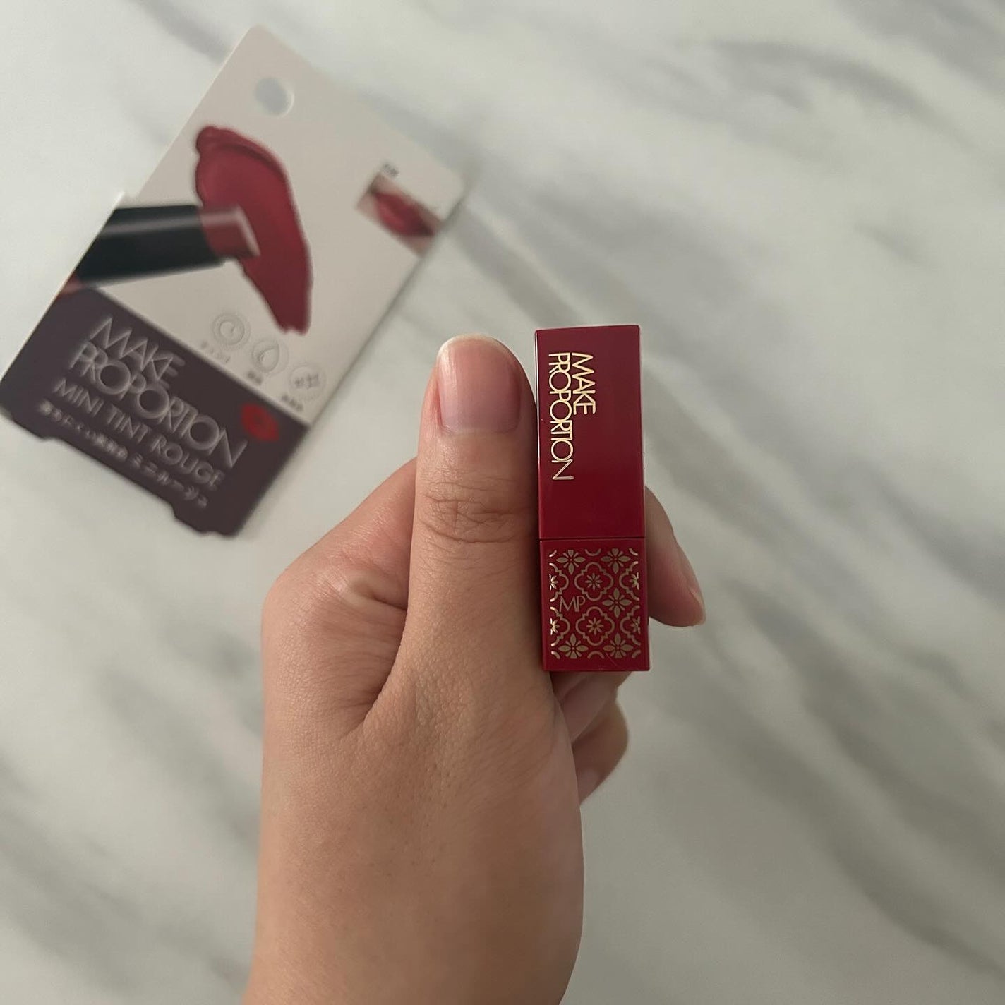 ミニティントルージュ/メイクプロポーション/リップティントを使ったクチコミ(2枚目)