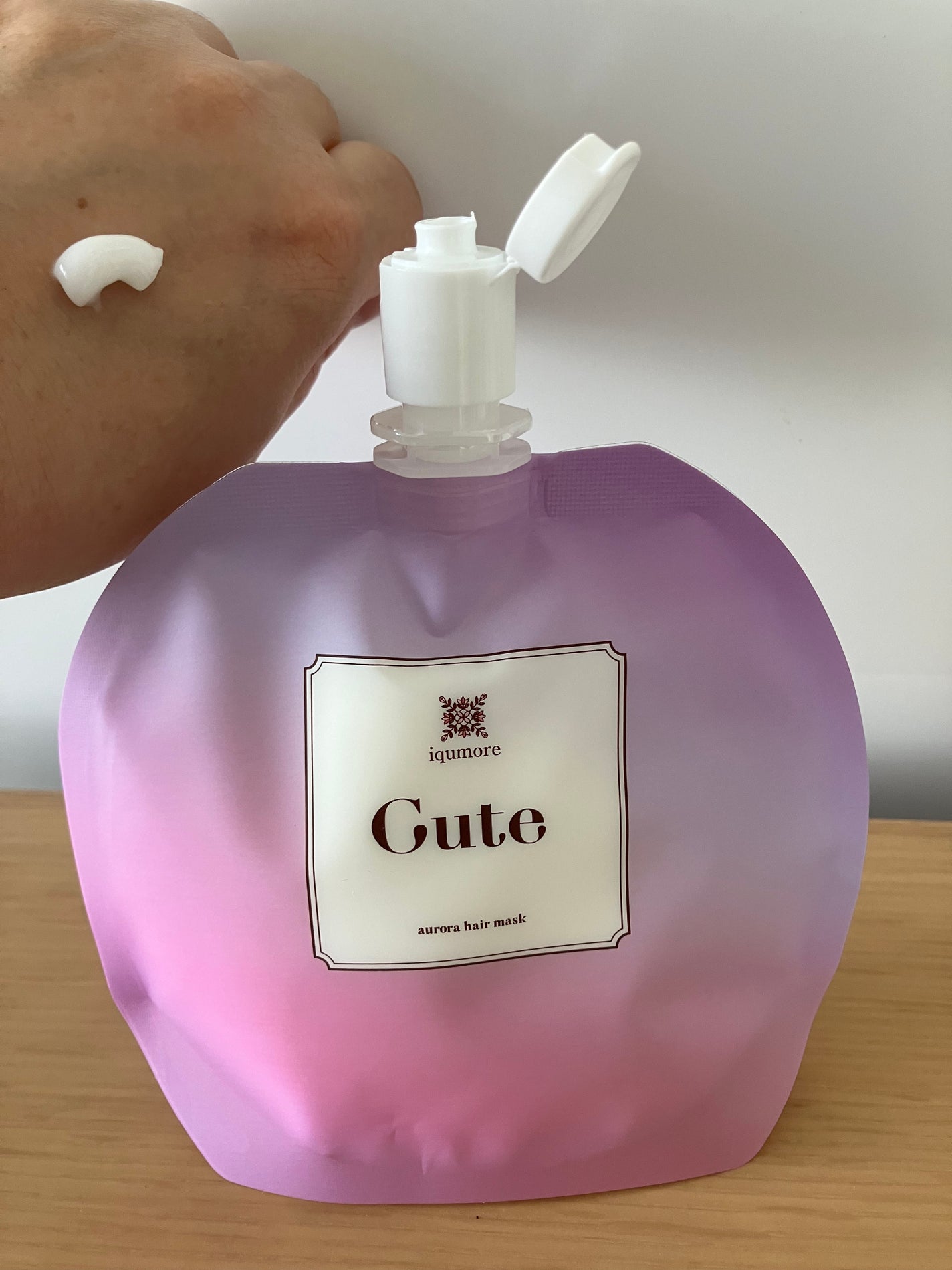 イクモアキュートオーロラヘアマスク/iqumore/ヘアマスク・ヘアパックを使ったクチコミ(4枚目)