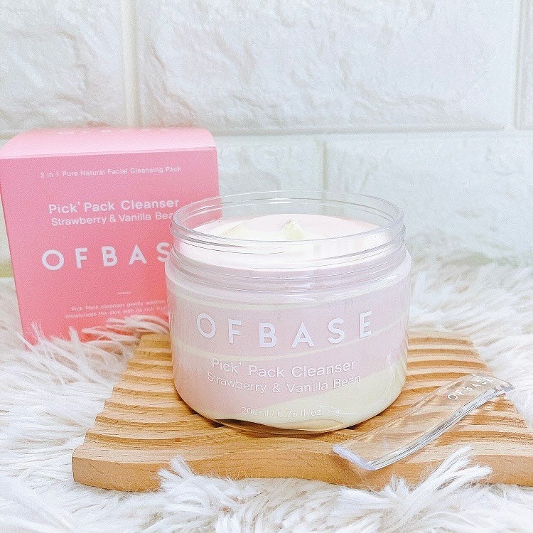 ピックパッククレンザー イチゴ&バニラビーン/OFBASE/洗い流すパック・マスクを使ったクチコミ(3枚目)