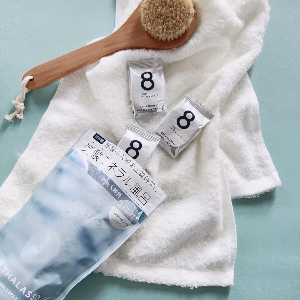 エイトザタラソ ユー CBD&リトリート バブルスパ タブレット入浴料 ディープ/エイトザタラソ/炭酸系入浴剤を使ったクチコミ(2枚目)