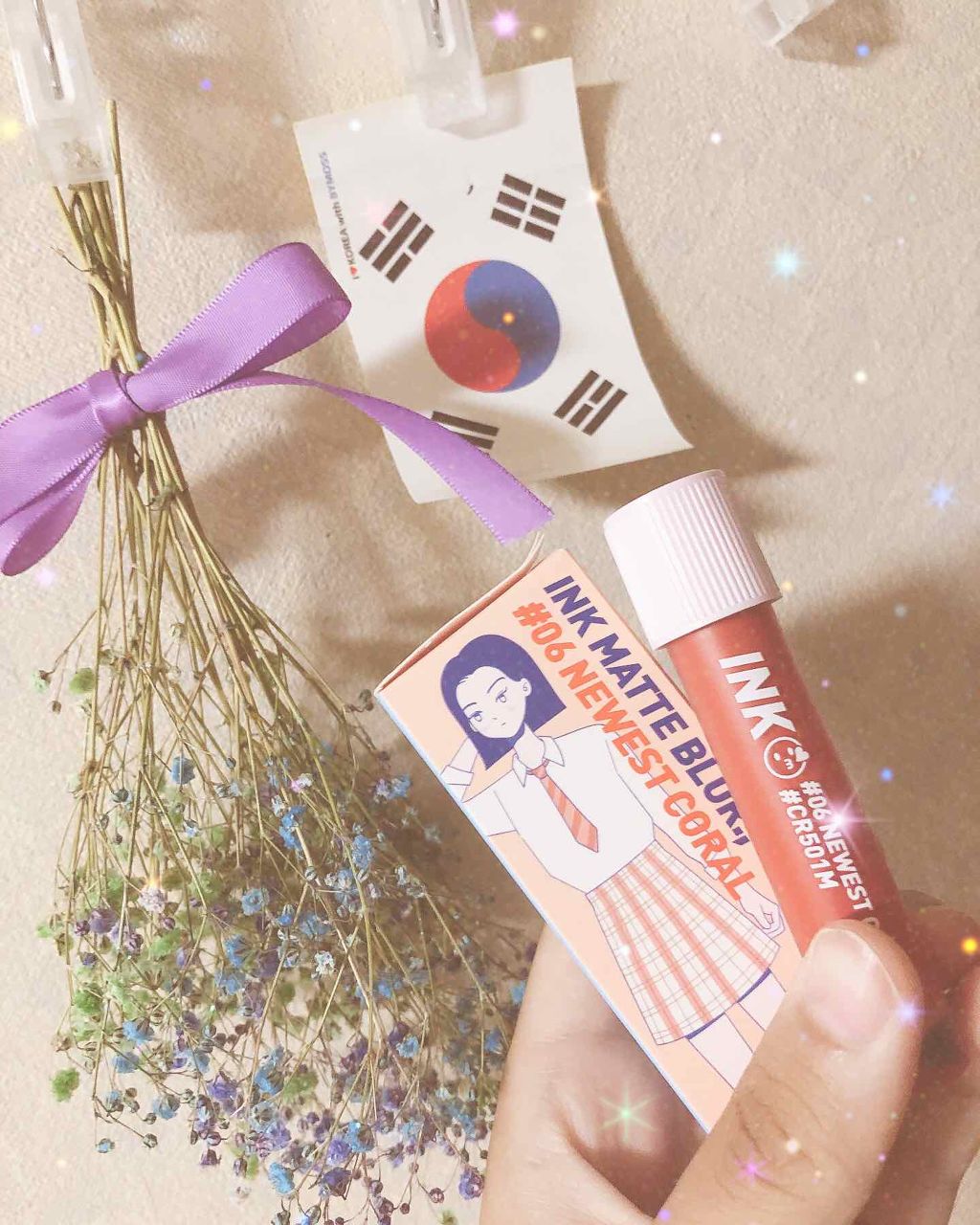 インク マット ブラー ティント/PERIPERA/口紅を使ったクチコミ（1枚目）