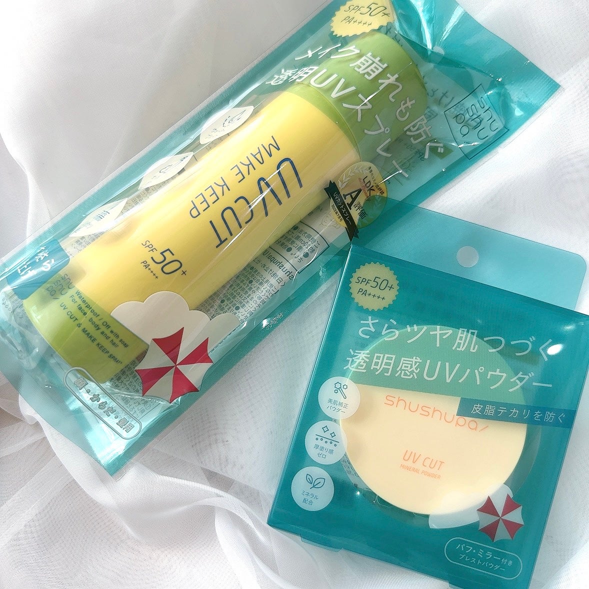 UVカット&メイクキープスプレー+ /shushupa!/日焼け止めミスト・スプレーを使ったクチコミ(4枚目)