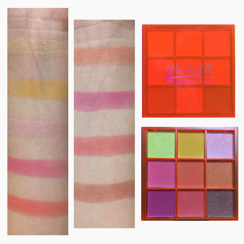 UR GLAM BLOOMING EYE COLOR PALETTE/U R GLAM/アイシャドウパレットを使ったクチコミ(3枚目)