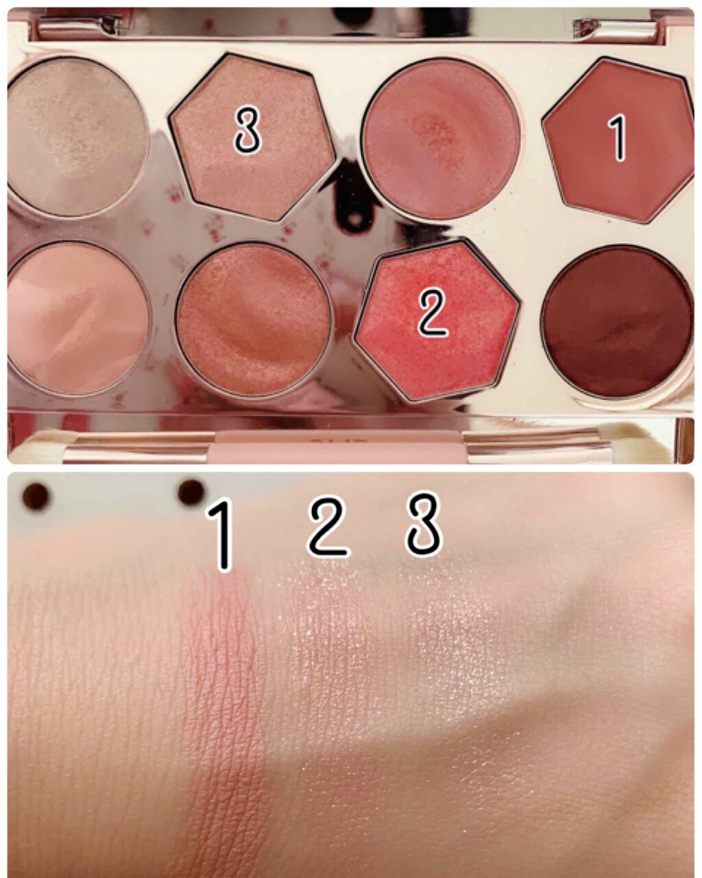 プリズム エアー アイ パレット/CLIO/アイシャドウパレットを使ったクチコミ(3枚目)