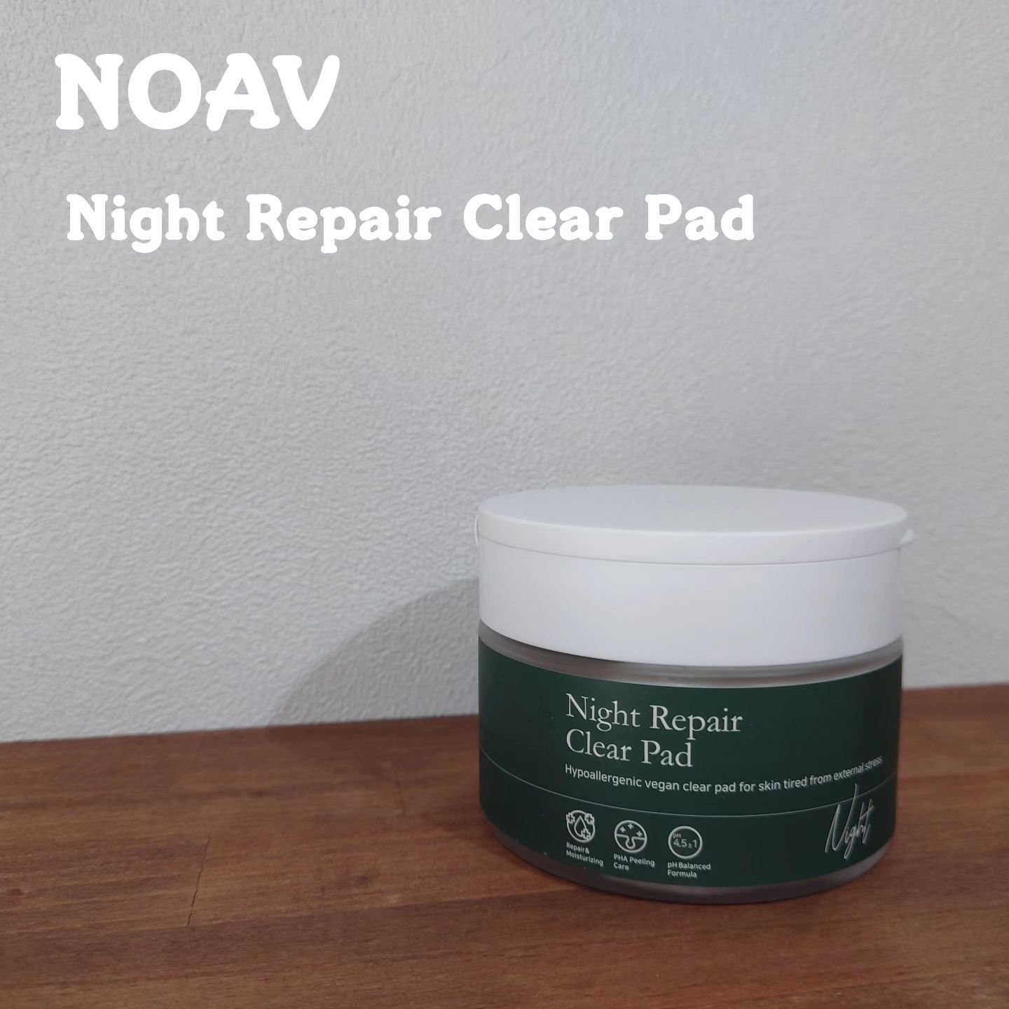 ナイトリペアクリアパッド/NOAV/化粧水を使ったクチコミ（1枚目）