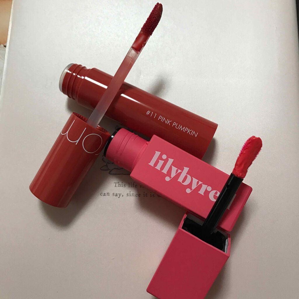 ブラッディライアー コーティングティント/lilybyred/リップティントを使ったクチコミ（3枚目）