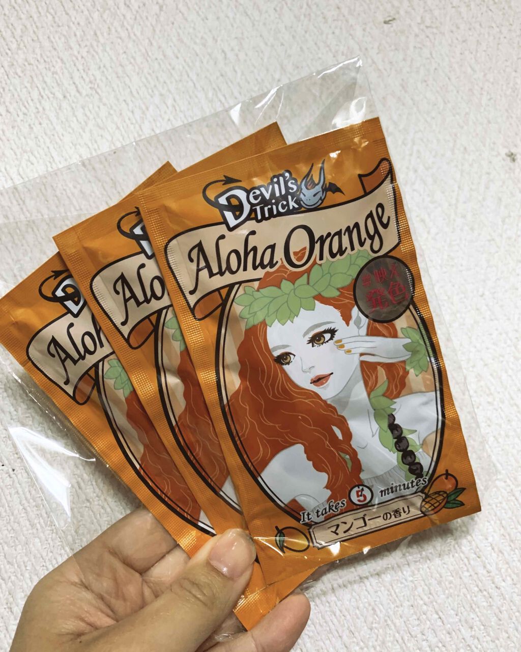 デビルズトリック/クイスクイス/ヘアカラーを使ったクチコミ(1枚目)