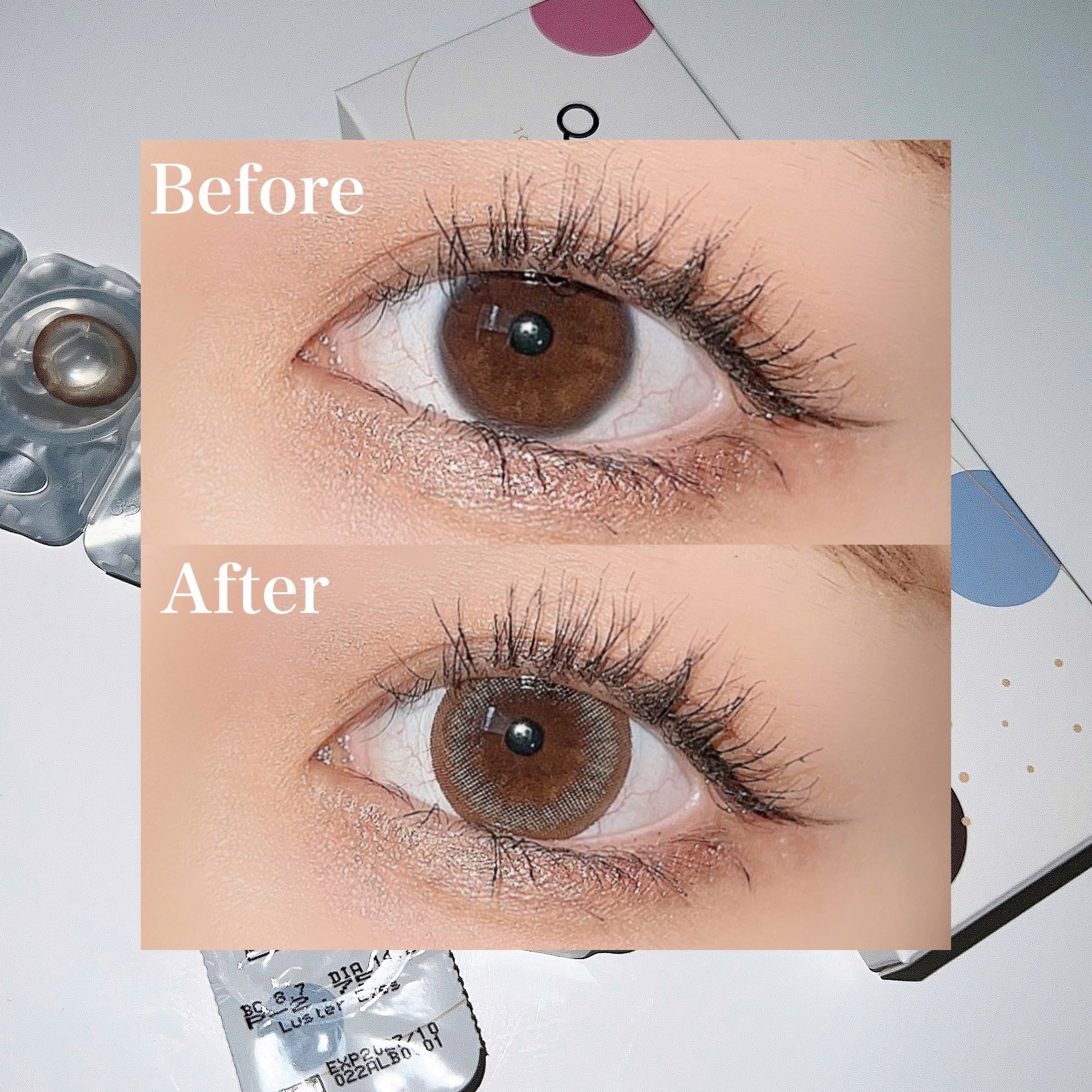 キエトワンデーカラー/Qieto/カラーコンタクトレンズを使ったクチコミ（3枚目）