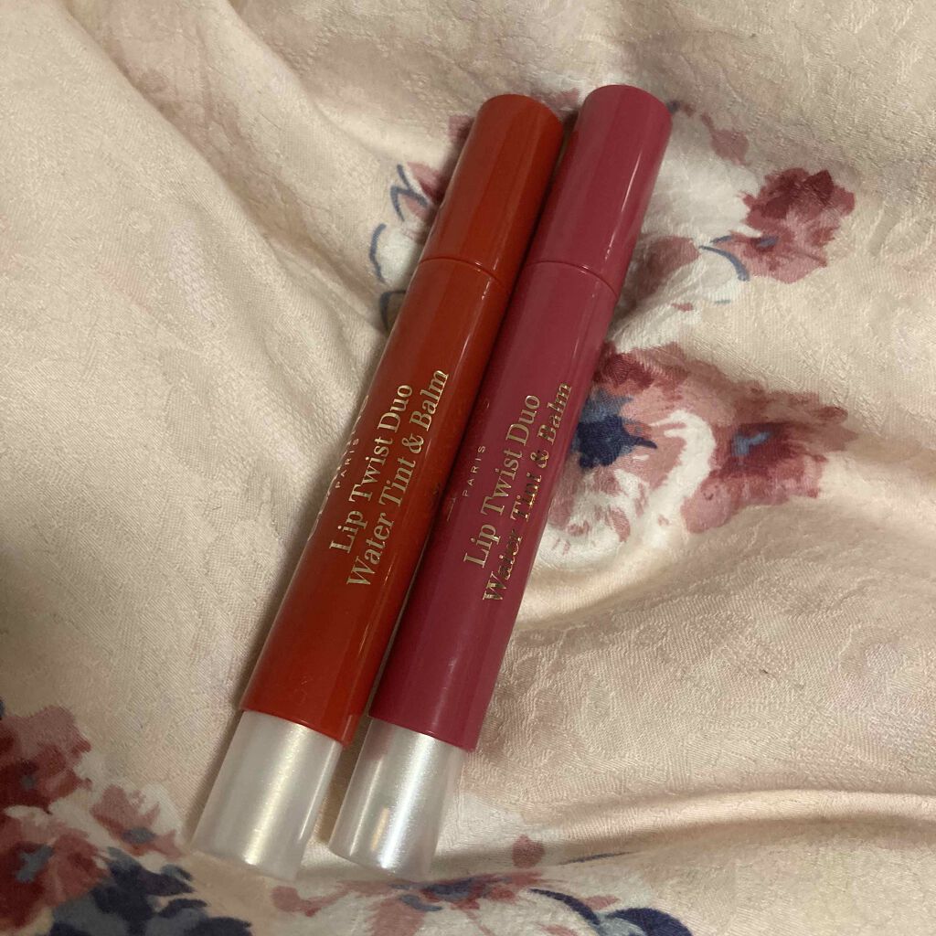 ツイスト リップ デュオ (ツイスト リップ ウォーターティント/ツイスト リップ バーム)/CLARINS/リップティントを使ったクチコミ（1枚目）