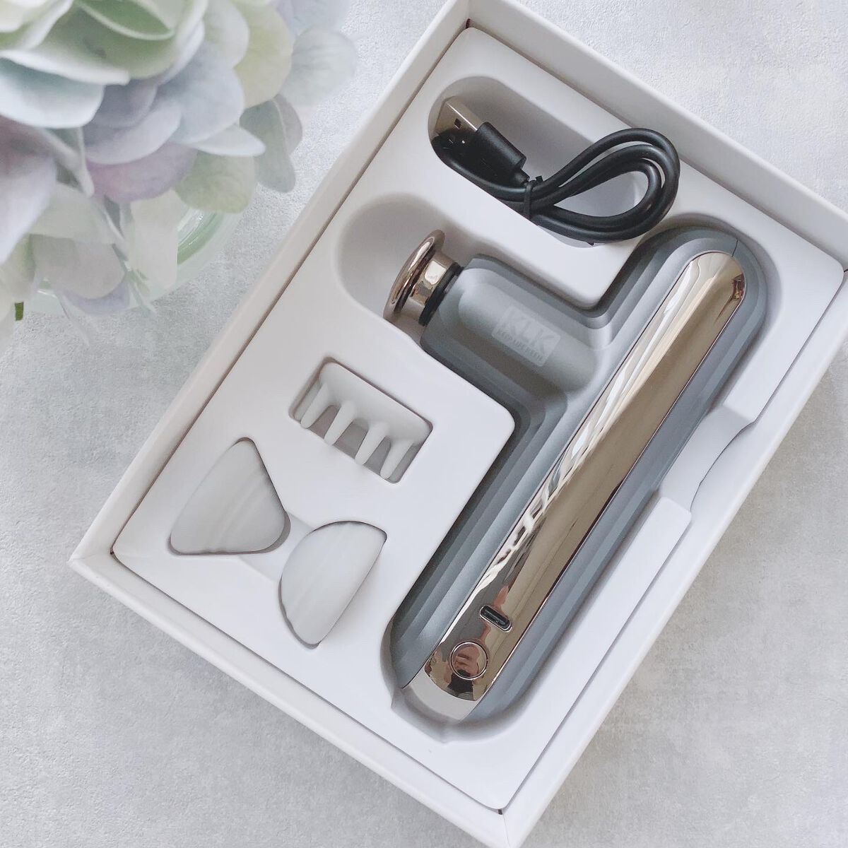 筋膜リリースガン/KLK/マッサージガンを使ったクチコミ（2枚目）