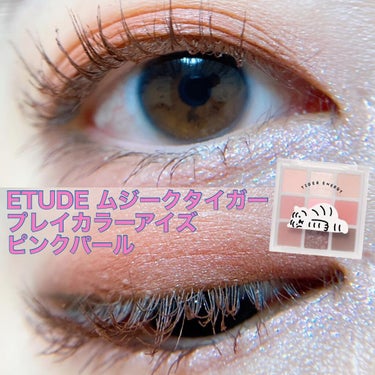 ムジークタイガープレイカラーアイズ 02/ETUDE/アイシャドウパレットを使ったクチコミ（1枚目）