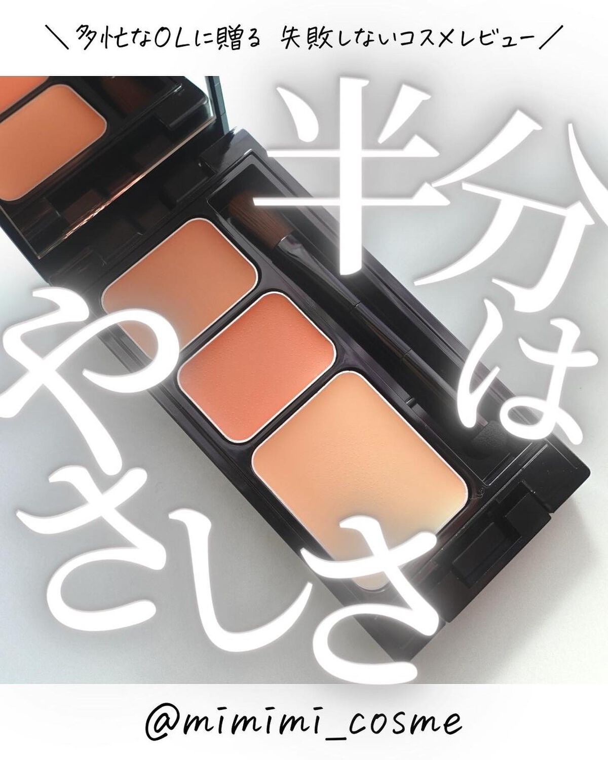 ミネラルコンシーラーパレット/エトヴォス/パレットコンシーラーを使ったクチコミ(1枚目)