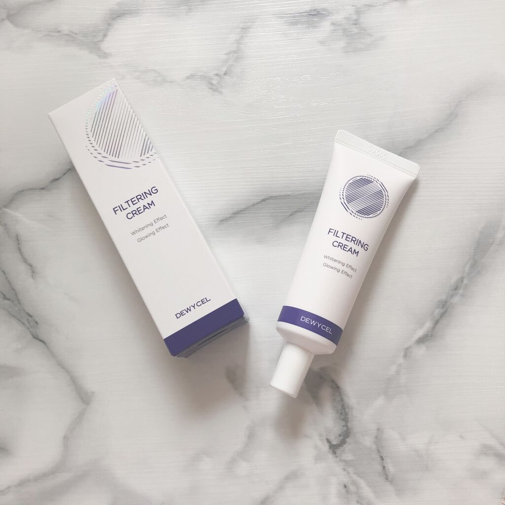フィルタリングクリーム/DEWYCEL/日焼け止めクリームを使ったクチコミ(1枚目)