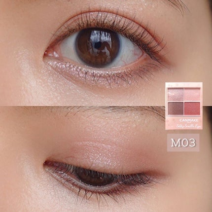 シルキースフレアイズ/キャンメイク/アイシャドウパレットを使ったクチコミ(7枚目)