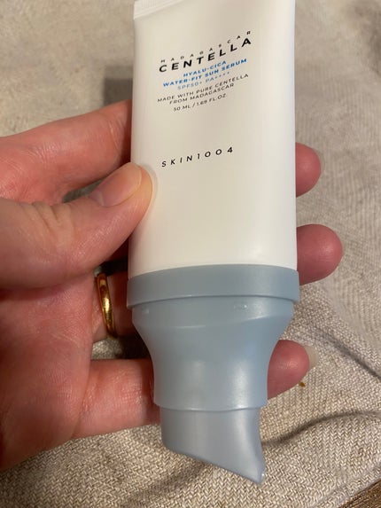 ヒアルーシカ ウォーターフィット サンセラム/SKIN1004/日焼け止めローションを使ったクチコミ(1枚目)