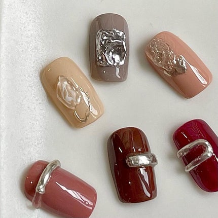 ジェルネイル6色セット/meanail/ジェルネイルを使ったクチコミ(2枚目)